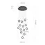 ST LUCE SL6520.403.13 Светильник подвесной ST-Luce черный жемчуг/прозрачно-дымчатый LED 1*65W 4000K, изображение 5