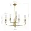 ST LUCE SL1244.303.06 Светильник подвесной ST-Luce латунь/прозрачный E14 6*40W, изображение 5
