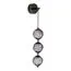ST LUCE SL6520.401.01 Светильник настенный ST-Luce черный жемчуг/прозрачно-дымчатый LED 1*15W 4000K, изображение 2