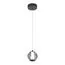 ST LUCE SL6520.403.01 Светильник подвесной ST-Luce черный жемчуг/прозрачно-дымчатый LED 1*5W 4000K