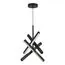 ST LUCE SL1018.413.04 Светильник подвесной ST-Luce черный/прозрачный LED 4*43W 4000K