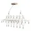 ST LUCE SL6603.203.17 Светильник подвесной ST-Luce Золотистый/Прозрачный LED 1*17W 4000K, изображение 3