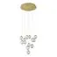 ST LUCE SL6520.303.13 Светильник подвесной ST-Luce латунь/прозрачный с пузырьками воздуха LED 1*65W 4000K