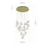 ST LUCE SL6520.303.20 Светильник подвесной ST-Luce латунь/прозрачный с пузырьками воздуха LED 1*100W 4000K, изображение 5