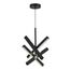 ST LUCE SL1018.413.04 Светильник подвесной ST-Luce черный/прозрачный LED 4*43W 4000K, изображение 3