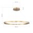 ST LUCE SL6238.343.01 Светильник подвесной ST-Luce латунь/латунь LED 1*43W 4000K, изображение 6