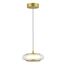 ST LUCE SL6239.203.01 Светильник подвесной ST-Luce золото/прозрачный LED 1*7W 3000K