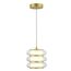 ST LUCE SL6239.203.03 Светильник подвесной ST-Luce золото/прозрачный LED 1*16W 3000K