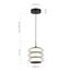 ST LUCE SL6239.403.03 Светильник подвесной ST-Luce черный/прозрачный LED 1*16W 3000K, изображение 4