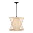 ST LUCE SL6241.503.01 Светильник подвесной ST-Luce Древесный/Белый E27 1*40W