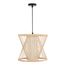 ST LUCE SL6241.503.01 Светильник подвесной ST-Luce Древесный/Белый E27 1*40W, изображение 2
