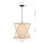 ST LUCE SL6241.503.01 Светильник подвесной ST-Luce Древесный/Белый E27 1*40W, изображение 6