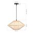 ST LUCE SL6241.533.01 Светильник подвесной ST-Luce Древесный/Белый E27 1*40W, изображение 6