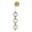 ST LUCE SL6520.301.01 Светильник настенный ST-Luce латунь/прозрачный с пузырьками воздуха LED 1*15W 4000K