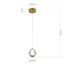ST LUCE SL6520.303.01 Светильник подвесной ST-Luce латунь/прозрачный с пузырьками воздуха LED 1*5W 4000K, изображение 4
