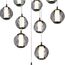 ST LUCE SL6520.403.13 Светильник подвесной ST-Luce черный жемчуг/прозрачно-дымчатый LED 1*65W 4000K, изображение 3