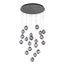 ST LUCE SL6520.403.20 Светильник подвесной ST-Luce черный жемчуг/прозрачно-дымчатый LED 1*100W 4000K, изображение 2