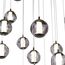 ST LUCE SL6520.403.20 Светильник подвесной ST-Luce черный жемчуг/прозрачно-дымчатый LED 1*100W 4000K, изображение 3