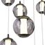 ST LUCE SL6520.403.20 Светильник подвесной ST-Luce черный жемчуг/прозрачно-дымчатый LED 1*100W 4000K, изображение 4