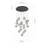 ST LUCE SL6520.403.20 Светильник подвесной ST-Luce черный жемчуг/прозрачно-дымчатый LED 1*100W 4000K, изображение 5