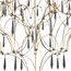ST LUCE SL6601.203.114 Светильник подвесной ST-Luce Золотистый/Прозрачный LED 114*0,5W 3000K, изображение 4