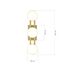 ST LUCE SL6610.201.03 Светильник настенный ST-Luce золотистый/белый LED 1*6W 4000K, изображение 5