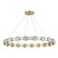 ST LUCE SL6610.203.20 Светильник подвесной ST-Luce золотистый/белый LED 1*40W 4000K, изображение 2