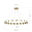 ST LUCE SL6610.203.20 Светильник подвесной ST-Luce золотистый/белый LED 1*40W 4000K, изображение 5