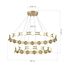 ST LUCE SL6610.203.36 Светильник подвесной ST-Luce золотистый/белый LED 1*70W 4000K, изображение 5
