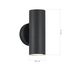 ST LUCE SL9008.701.02 Светильник уличный настенный ST-Luce серый/белый GU10 2*50W, изображение 5