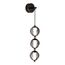 ST LUCE SL6520.401.01 Светильник настенный ST-Luce черный жемчуг/прозрачно-дымчатый LED 1*15W 4000K