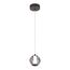 ST LUCE SL6520.403.01 Светильник подвесной ST-Luce черный жемчуг/прозрачно-дымчатый LED 1*5W 4000K