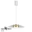 NOVOTECH 358895 OVER NT22 228 белый/золото Светильник накладной светодиодный, провод 2м IP20 LED 4000К 18W 220-240V PILZ, изображение 4
