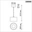 NOVOTECH 358968 OVER NT22 203 черный Светильник накладной с переключ. цв. температуры, провод 2м IP20 LED 3000К\4000К\6000К 12W вниз + 3ВW вверх 110-265V GIRO, изображение 2