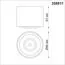 NOVOTECH 358811 OVER NT21 219 белый Светильник накладной светодиодный IP20 LED 9W 770Лм 4000K 220V GESSO, изображение 2