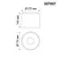 NOVOTECH 357957 OVER NT19 236 белый Накладной светильник IP20 LED 4000К 20W 200-260V RECTE, изображение 2