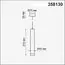 NOVOTECH 358130 OVER NT19 227 черный Накладной Светильник длина провода 1м IP20 LED 3000K 10W 160 - 265V MODO, изображение 2