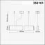 NOVOTECH 358161 OVER NT19 212 белый Подвесной светильник IP20 LED 4000K 40W 220-240V ITER, изображение 2