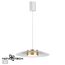NOVOTECH 358895 OVER NT22 228 белый/золото Светильник накладной светодиодный, провод 2м IP20 LED 4000К 18W 220-240V PILZ, изображение 4