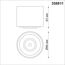 NOVOTECH 358811 OVER NT21 219 белый Светильник накладной светодиодный IP20 LED 9W 770Лм 4000K 220V GESSO, изображение 2