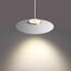 NOVOTECH 358895 OVER NT22 228 белый/золото Светильник накладной светодиодный, провод 2м IP20 LED 4000К 18W 220-240V PILZ, изображение 5
