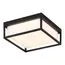 ST LUCE SL9517.402.01 Светильник уличный потолочный ST-Luce черный/белый LED 1*20W 3000K/4000K/5000K