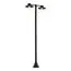 ST LUCE SL9542.705.02 Светильник напольный ST-Luce темно-серый/прозрачный E27 2*60W