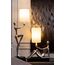 Garda Decor ART-4441-LM1 Лампа настольная плафон бежевый 46*25*66см, 220В, изображение 4