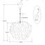 Garda Decor 62GDW-8903-600 Люстра Swan d60см h55см, изображение 3