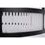 Garda Decor K2KM12851 Люстра Ancona круглая чёрный матовый/стекло прозр. d85см, изображение 3