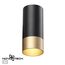 NOVOTECH 370867 OVER NT22 252 черный/золото Светильник накладной IP20 GU10 9W 220V SLIM, изображение 3