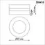 NOVOTECH 359410 OVER NT24 000 черный Светильник накладной/встраиваемый IP20 LED 5W 220V 3000K 240Лм GRODA, изображение 2
