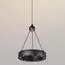 NOVOTECH 359396 OVER NT24 000 черный Светильник подвесной светодиодный, длина провода 2м IP20 LED 12W вниз/5W вверх 220V 1360Лм 3000K TURN, изображение 3