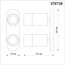 NOVOTECH 370738 OVER NT21 254 белый Светильник накладной IP20 GU10 9W 235V FLAX, изображение 2
